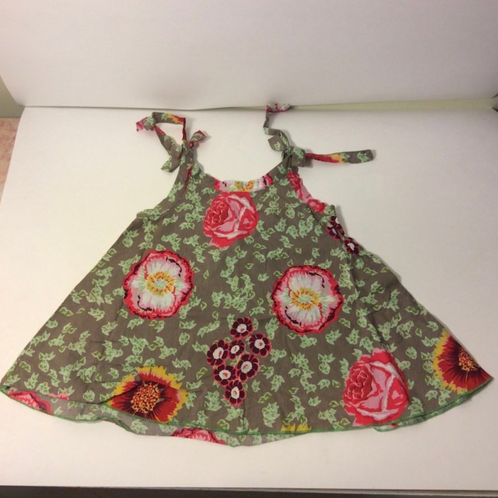 LAST CHANCE - Eliane et Lena Girls Shirt Size 4A Floral Bow Ties